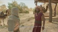 There's something suspicious about this tax collector (Image via Ubisoft)